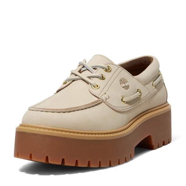 Zapato Náutico Timberland Stone Street Plataforma Marrón para Mujer