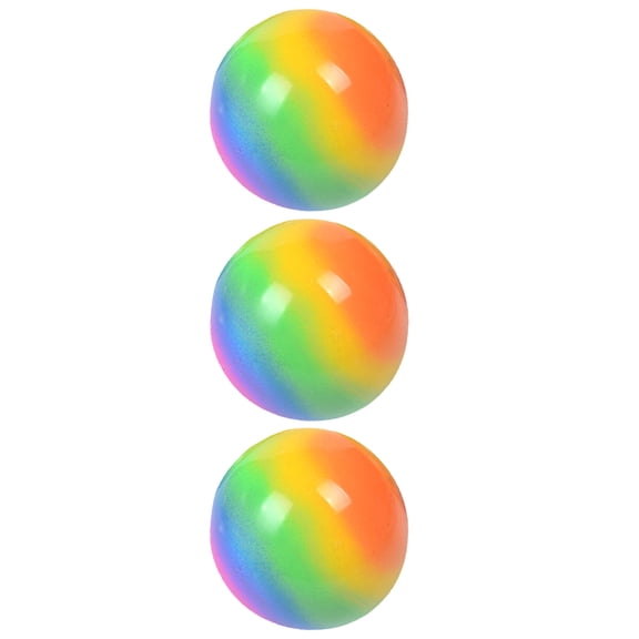 LOLIPPYY 3Pcs Rainbow Stress Balls TPR Material Squeeze for All Ages