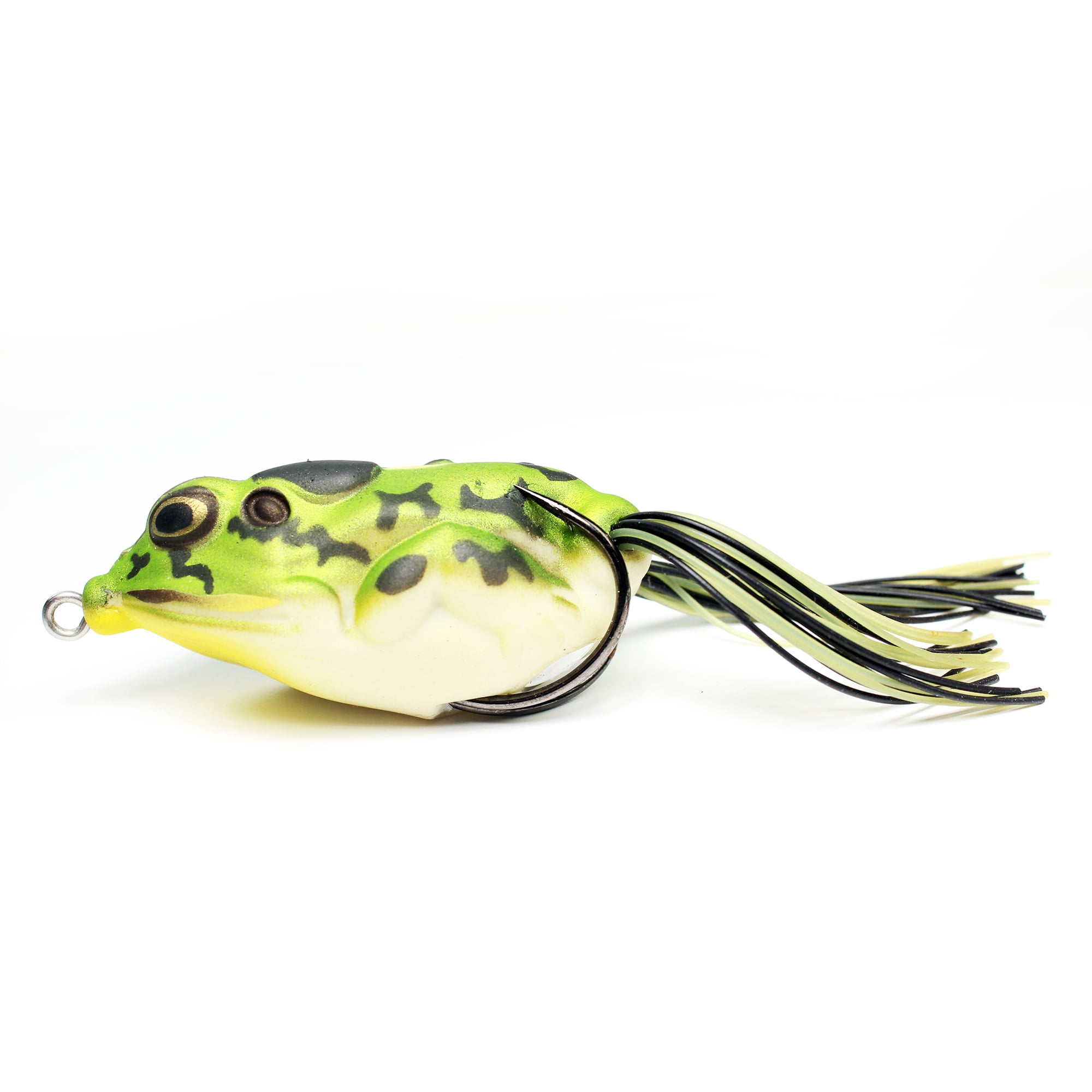 Lunkerhunt Compact Frog-Topwater-Green Tea,2.25in,1/2oz,Soft Baits,Fishing Lures