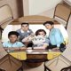 thumbnail image 5 of Los Inbestigadores-theme Fitted Round Tablecloths Elastic Edged Table Covers Waterproof Table Cloth for Kitchen Holiday Party Tables Decor 150cm, 5 of 6