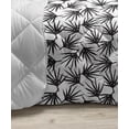 thumbnail image 3 of Mosaic Down Alternative Comforter, Moroccan Oriental Ceramic Tiles Style Minimalist Checkered Classic, Microfiber Quilt for All Season, 5 Sizes, Black and Eggshell, by Ambesonne, 3 of 3