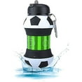 thumbnail image 2 of Toddler Water Bottle Soccer Style,Kids Water Bottle, 580ml Water Bottle, Silicon, 2 of 5