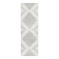 thumbnail image 3 of Unique Loom Kai Collection Area Rug - Warrior (2' x 6' Runner Ivory and Gray), 3 of 7