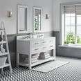 thumbnail image 4 of Water Creation Madalyn 60" Wood Double Bathroom Vanity in Pure White & Chrome, 4 of 7