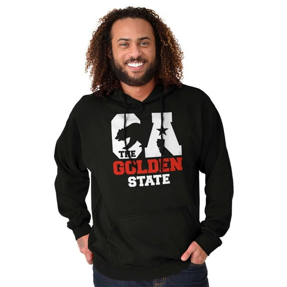 California the Golden State CA Bear Hoodie Sweatshirt Women Men Brisco Brands S