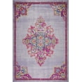 thumbnail image 1 of Ladole Rugs Traditional Indoor Long Runner Rug - Geode Antique Style 2x9 Room Decor Soft Carpet for Living Room, Entryway, and Hallway - Pink and Grey, 3x10 (2'7" x 9'10", 80cm x 300cm), 1 of 4