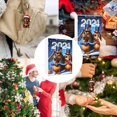 thumbnail image 5 of Calendario de Adviento de Navidad Calendario de cuenta regresiva de Navidad Caja sorpresa 24 piezas Colgante de perro salchicha de dibujos animados Decoración navideña para árbol de Navidad, 5 of 5