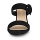 thumbnail image 3 of Sandalias de Dedo del Pie Abierto Allegra K Tacones de aguja Hebilla para Mujeres Negro 39, 3 of 7