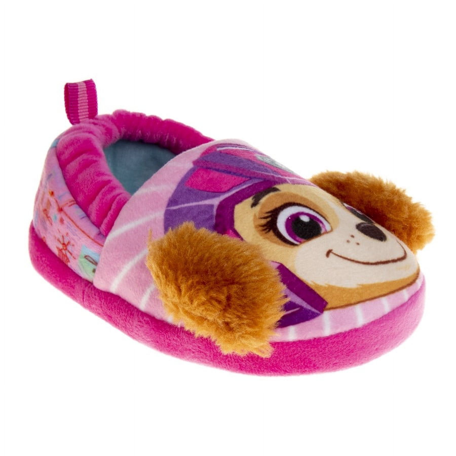 Nickelodeon Paw Patrol Toddler Girls Dual Sizes Slippers, Pink, Size: 9-10