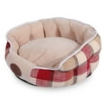 thumbnail image 1 of Lucky Monet Pet Bed Soft Warm Pet Cuddler Reversible Cushion for Dog Cat 23.6x23.6x8.7", 1 of 7