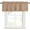 Brown, variant on Light Grey Striped Valances for Windows Farmhouse Kitchen Curtains Valances Rod Pocket Valance Curtains for Windows Farmhouse Stripes Modern Vintage Window Valances for Bathroom Bedroom 54"x18"