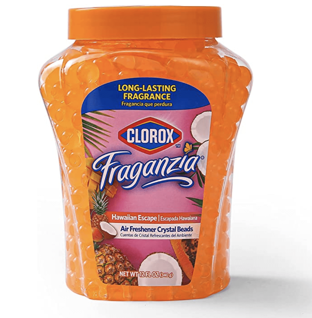 Clorox Fraganzia Crystal Beads Air Freshener in Hawaiian Escape Long