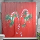 thumbnail image 4 of Decoración de cortina de ducha de baño de tela de poliéster impermeable con patrón navideño con juego de 12 ganchos, 4 of 8