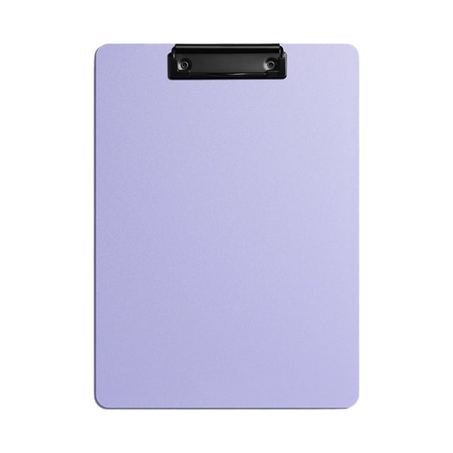 Purple A4 Foam Clipboard With Metal Clip 3Mm Thick Rigid Writing Board For Students Office Color Coded 12.4X8.9X0.1 Inch