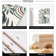 thumbnail image 4 of Boho Wall Art Set of 3, Mid Century Modern Wall Decor Abstract Geometric Prints Black Green Plant Sun Natural Framed Canvas Prints Artwork Ready To Hang for Living Room Bathroom Bedroom 12x16inch, 4 of 6