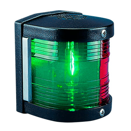Aqua Signal 25100 Series 25 Classic 12V Navigation Light for Power or Sail Boats Up to 39', Bi-Color Side Mount,