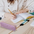thumbnail image 5 of 1 Pc Corduroy Pencil Pouch, Aesthetic Pencil Box, Zipper Pen Bag, Cute Stationery Organizer, Multipurpose Storage Pouch, Portable Pencil Bag, Soft Fabric Carry Case, Travel Brush Pouch, 5 of 6