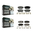 thumbnail image 1 of TEC Front Rear Ceramic Brake Pads Kit for Car 2013-2015 Cadillac ATS with 300mm Diameter Rotor KTC-100789, 1 of 10