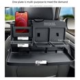 thumbnail image 3 of Mesa de comedor con respaldo para silla de coche, plato de cena multifuncional para niños, estante para bebidas para coche, soporte plegable, mesa de ordenador para coche., 3 of 5