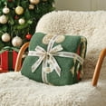 thumbnail image 2 of Christmas Blanket Green Gingerbread Man Throw Blanket 50x60 inches, Ultra Soft Cozy Throw Blanket for Couch, Sofa and Bed for Christmas, 2 of 5