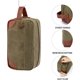 thumbnail image 3 of Bolsa De Aseo Kit Colgante Para Hombres Bolsa De Afeitar De Lona Resistente Al Agua Con Gran Capacidad Para Viajes - Verde, 3 of 5