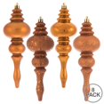 thumbnail image 4 of Adorno de árbol de Navidad Vickerman 7" Remate 4 Acabados Paquete de 8, 4 of 4