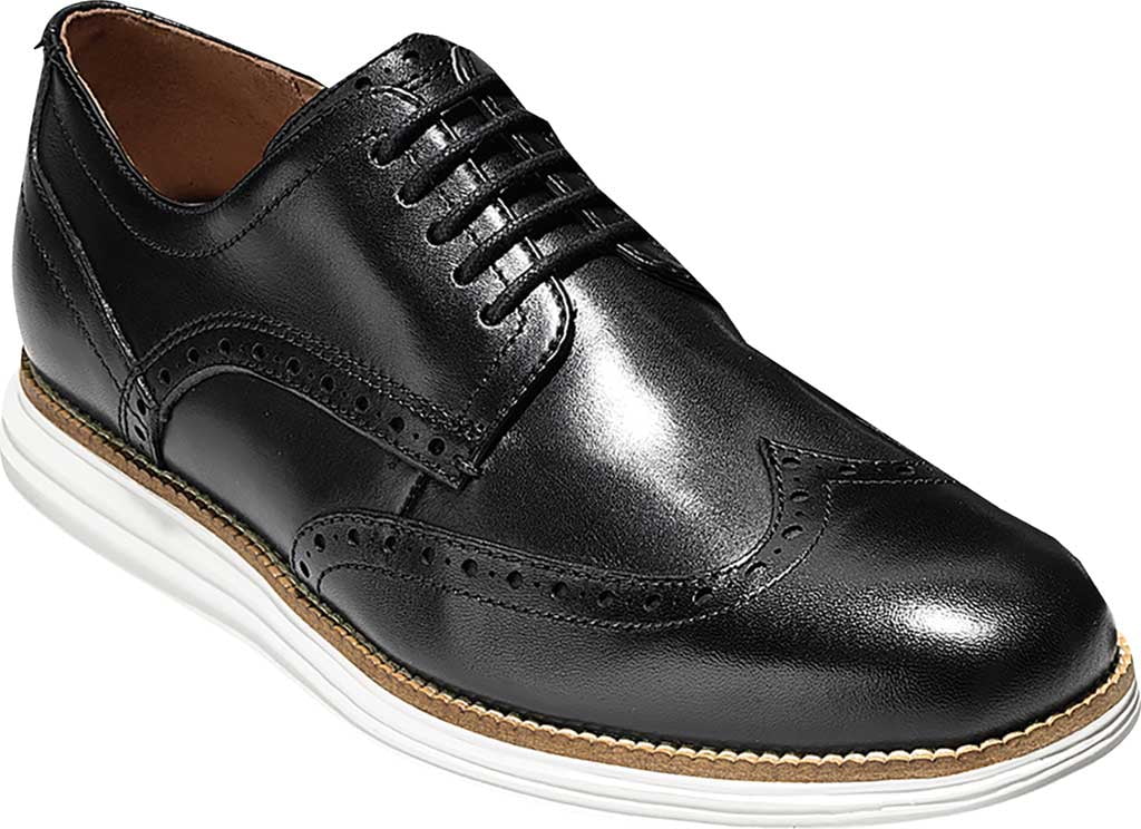 Men's Cole Haan Original Grand Wingtip Oxford - Black - Size 10