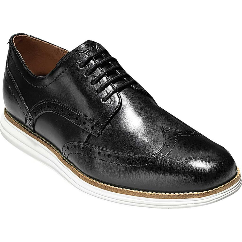 cole haan original grand shortwing oxford white