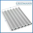 thumbnail image 3 of GRIDMANN 18" x 26" Commercial 6 Slot Long Aluminum Baguette Pan, Perforated French Bread Loaf Pan, 3 of 7