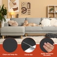 thumbnail image 3 of Cinta de parches de cuero Uxcell para muebles, kit de reparación de cuero autoadhesivo de vinilo de 6.3 x 61 pulgadas, negro, 3 of 6