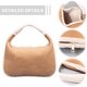 thumbnail image 5 of Bolso Hobo Hombro Mujer Cuero PU Color Sólido Con para El Viajes Compras, 5 of 9