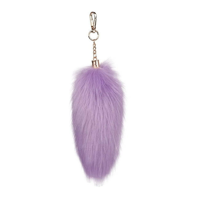 Binwennn Ornament Glass Tail Pendant Unique Ornament Dangle Jewelry Accessory Feng Shui Fashionable Keychain Fob