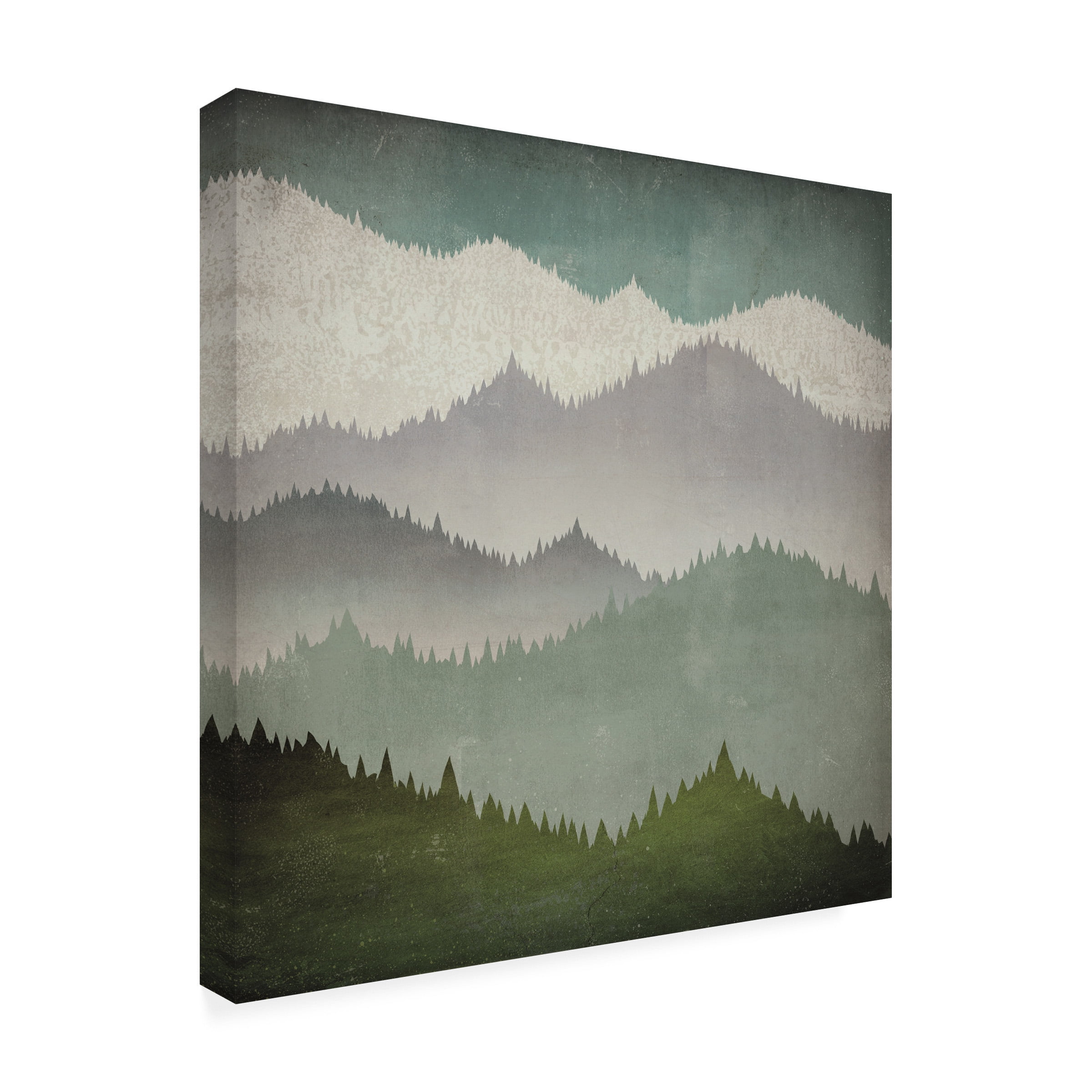 Trademark Fine Art 'First Snow Mountain View' Canvas Art by Ryan Fowler