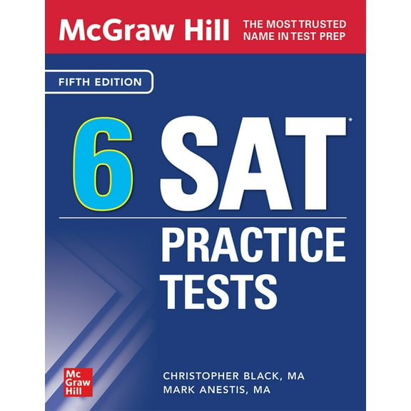McGraw Hill 6 SAT Practice Tests, Fifth Edition, (Paperback)