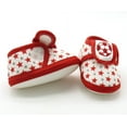 thumbnail image 4 of Fozruso Baby Star Girls Boys Soft Sole Prewalker Warm Casual Flats Shoes Sizes 2.5 Toddler(Red), 4 of 4