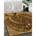 thumbnail image 2 of Ahgly Company Indoor Rectangle Patterned Blood Red Brown Area Rugs, 5' x 7', 2 of 6