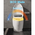 thumbnail image 5 of KULAGAGA Smart Toilet with Bidet Built-in, Auto Open/Close Lid, One Piece Elongated Toilet with Instant Warm Water & Warm Air Dryer, Self-Cleaning Technology, Night Light, Tankless Toilet, ECO Mode, 5 of 7
