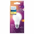 thumbnail image 3 of PHILIPS 13.5W 100W A19 Medium Base Ultra Definition Soft White Dimmable LED Light Bulb - Frosted Glass, 3 of 6