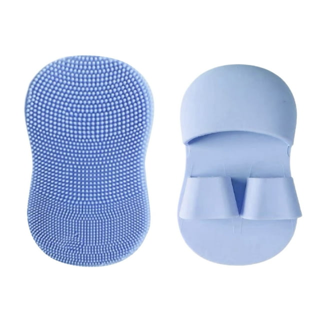 Cepillo facial de silicona para dedos Mini cepillo facial de silicona suave y portátil Exfoliante facial suave para mujeres y hombres Limpieza de puntos negros y poros Masaje para la piel