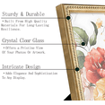 thumbnail image 5 of Concepts 8x10 Picture Frames Gold Ornate Resin Photo Frames with HD Glass, Wall/Tabletop - Vertical and Horizontal Display, 5 of 9