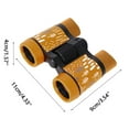 thumbnail image 3 of Nsxcdh Kids Binoculars Small Compact Shock Resistant Toy Anti Friction 4.33x4.41x1.57in Crystal Magnification Outdoor Learning Nature Exploration Girl Boy Gift Home Office Decor, 3 of 3
