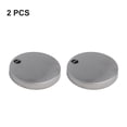 thumbnail image 2 of 60Mm Slim Stainless Steel Brushed Top Fix Toilet Base Hinge Fixture Cover, 2 of 9