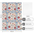 thumbnail image 2 of 2 Pcs Pioneer Flower Floral Print Pattern Kitchen Towels, Funny Microfiber Dish Towel Set, 18" X 26" Tea Towels, 2 of 6