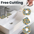 thumbnail image 3 of Sikiie Ocean Wave Sunflower Splash Guard for Sink Faucet-1 PC Super Absorbent Fast Drying Mat Sink Gadgets-Splash Guard for Kitchen, Sink Mat, 3 of 7