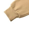 thumbnail image 6 of Dezsed Girls Boys Hoodies Casual Long Sleeve Pullover Tops Color Block Hooded Sweatshirt Fall Outfits 130 Khaki, 6 of 9