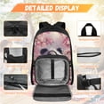 thumbnail image 3 of HUIACONG 4-IN-1 Kids School Backpack Set for Boys Girls Sakura Cute Panda Age 6-10 Large Capacity Bookbag with Detachable Lunch Box Pencil Case Water Bottle Holder, 3 of 7