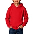 thumbnail image 2 of fatyb Kids Long Sleeve Hoodies for Boys Girls Casual Plain Pullover Tops Hooded Sweatshirts 1-12 Years, 2 of 6