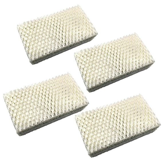 HQRP 4-pack Wick Filter for Essick Air AIRCARE Horizon HD3120DCN 4.75-Gallon Console Evaporative Humidifier