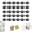 30 Pack, variant on Clear Acrylic DIY Fridge Magnet Set with Adhesive Backing, 3D Effect Magnetic Photo Transparent Frame for Office Decor, Homemade Photo Magnet Craft Kit for Kitchen Office Cabinets (20 Pack)