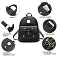 thumbnail image 3 of EASTIN Bowknot Cute Leather Backpack Mini Backpack Purse for Women White, 3 of 8